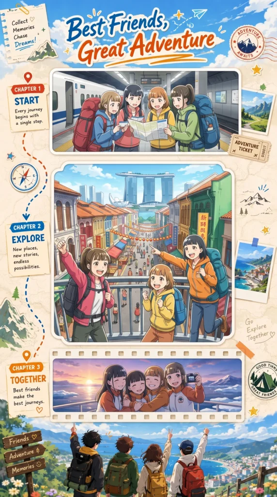 Anime Friendship Adventure Story