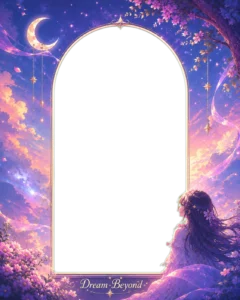 Dreamy Anime Character Portrait
