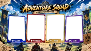 Anime Adventure Team Roster