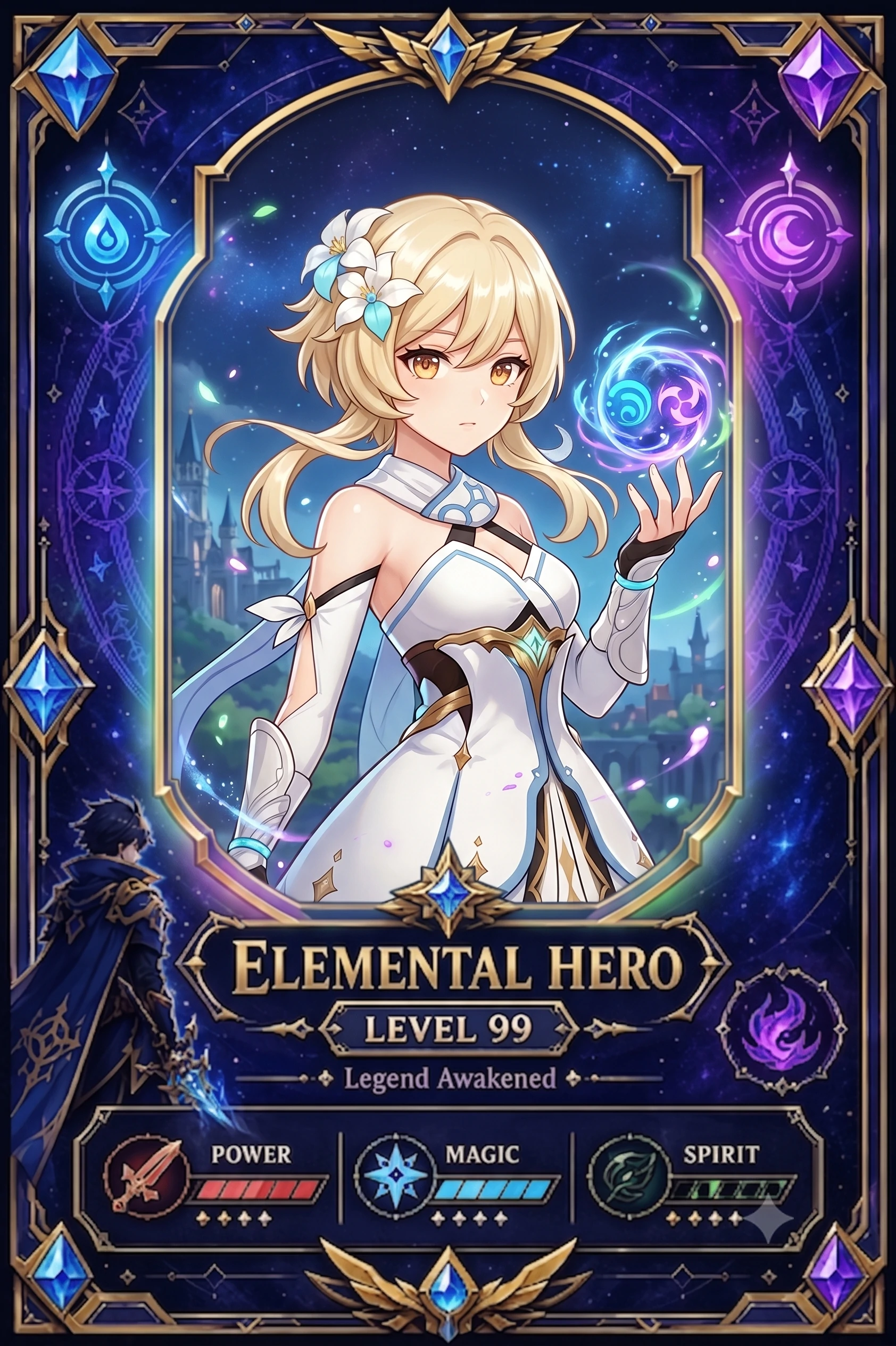 Elemental Fantasy Hero Profile