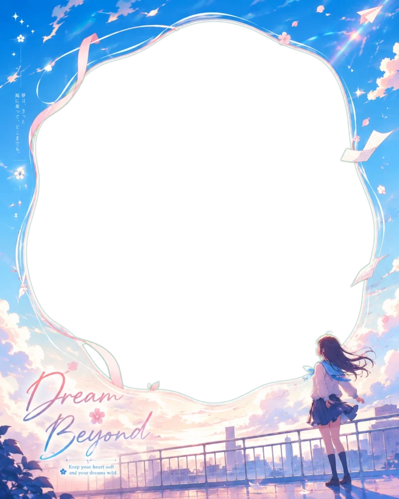 Dreamy Anime Portrait Frame