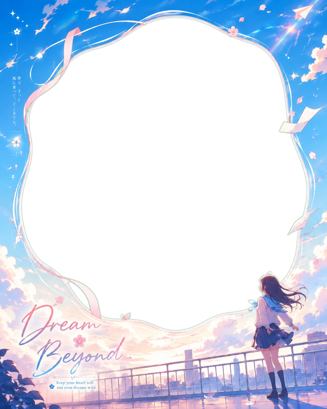 Dreamy Anime Portrait Frame