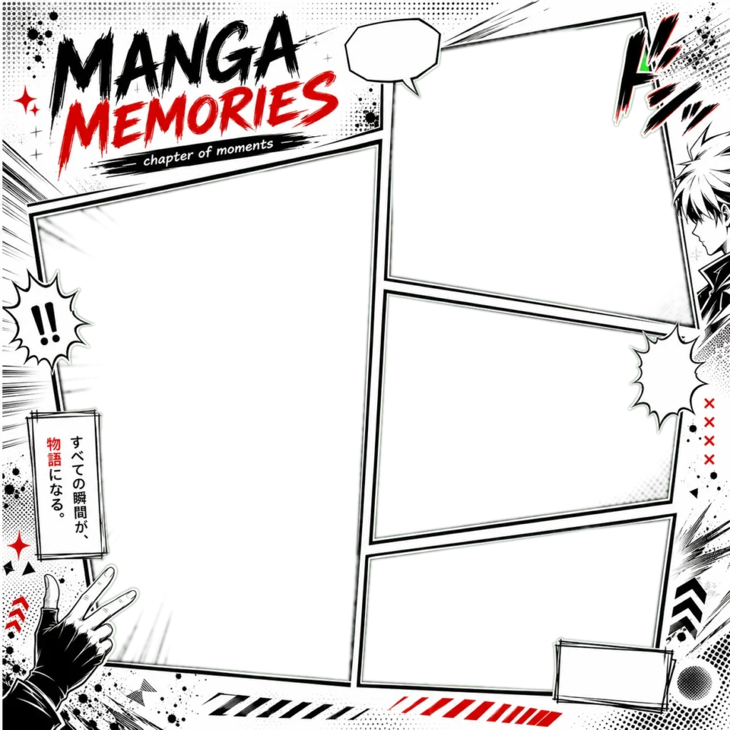 Manga Panel Collage
