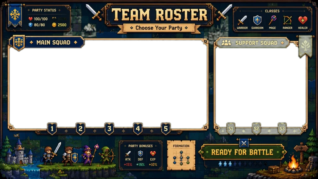 Fantasy Game Team Roster