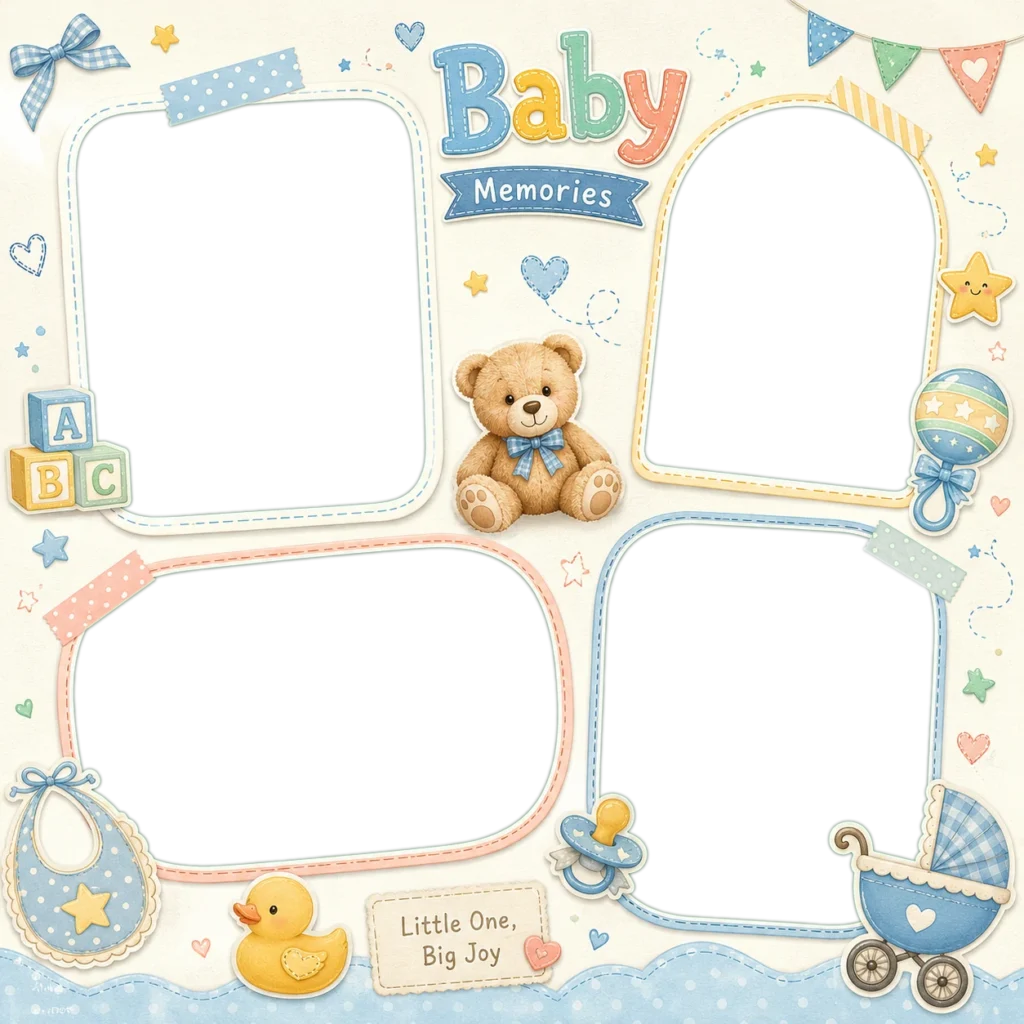 Cute Baby Memory Collage