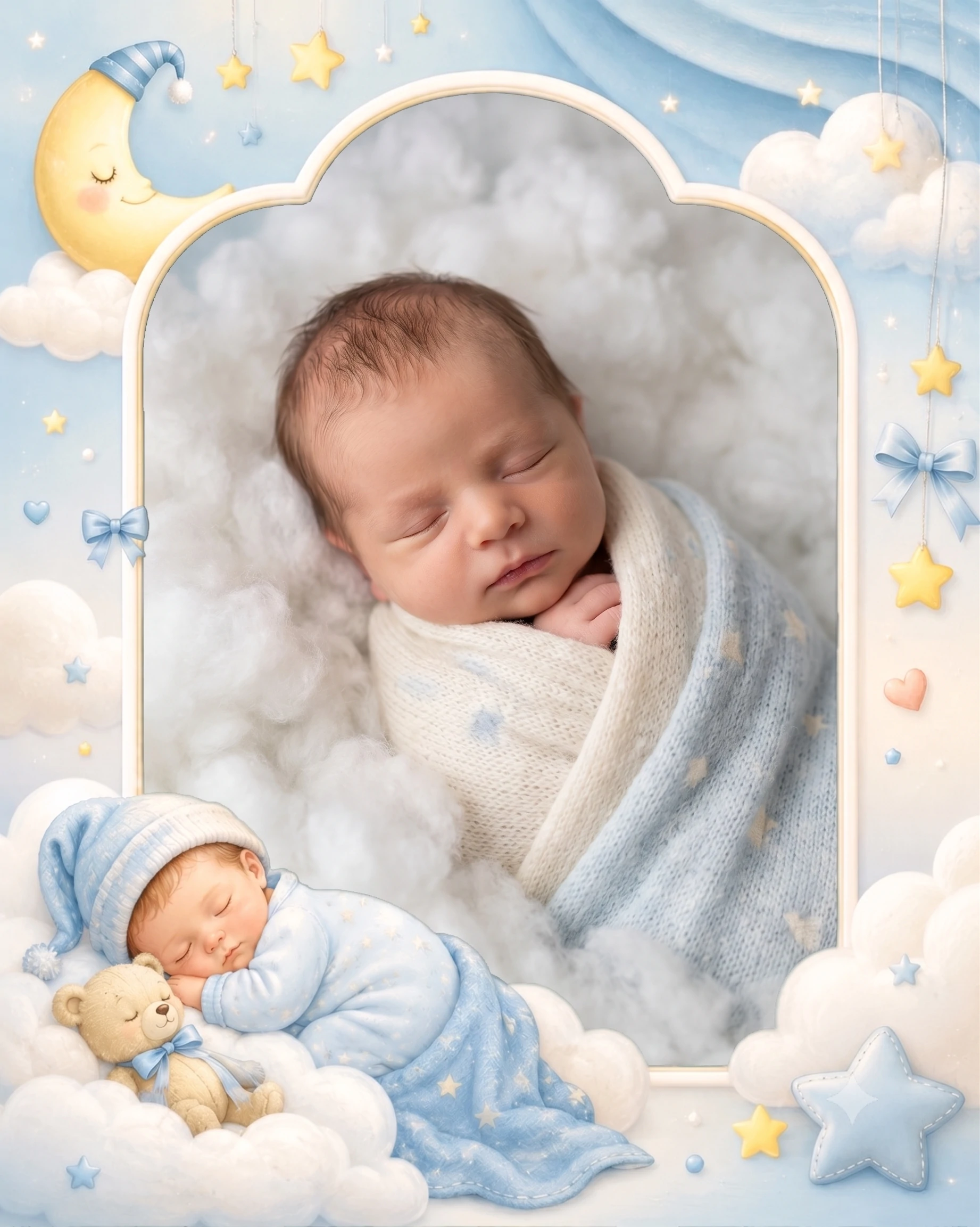 Soft Cloud Newborn Frame