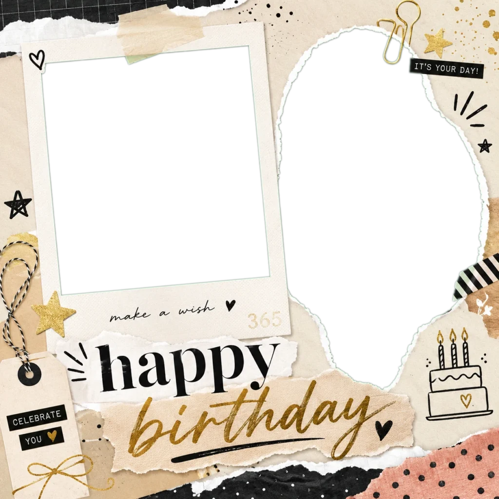 Birthday Magazine Collage