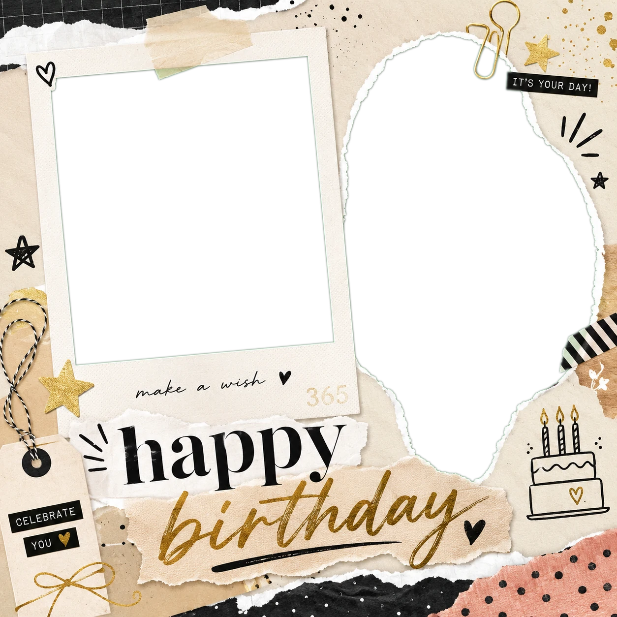 Birthday Magazine Collage
