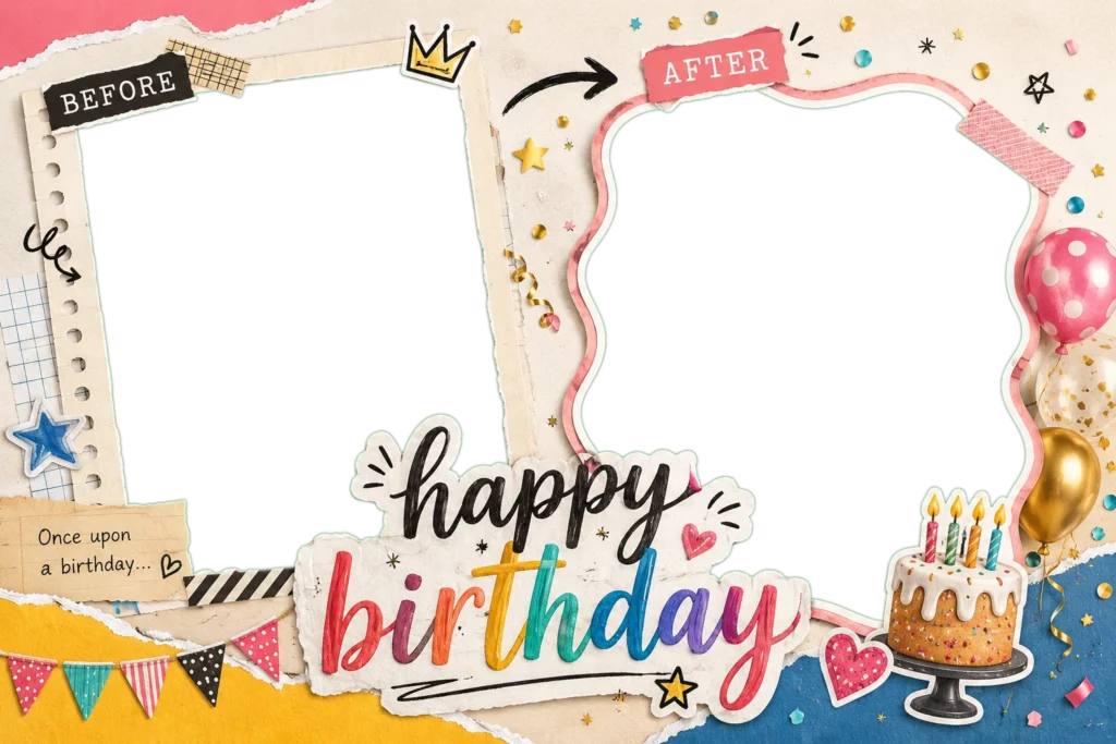 Birthday Before and After