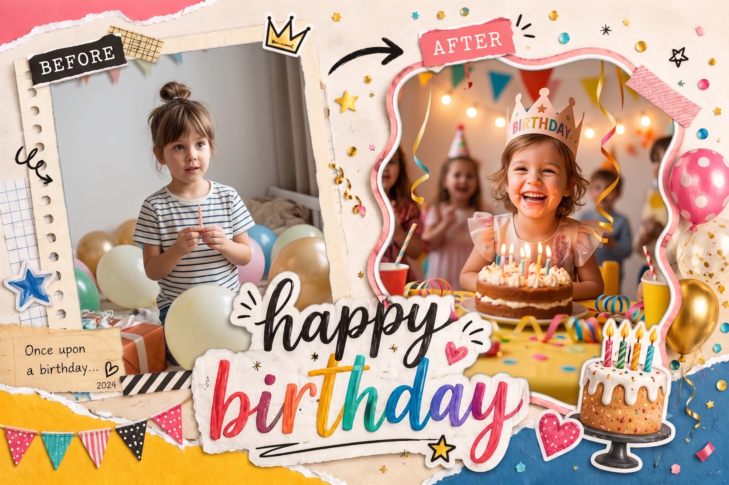 Birthday Before and After