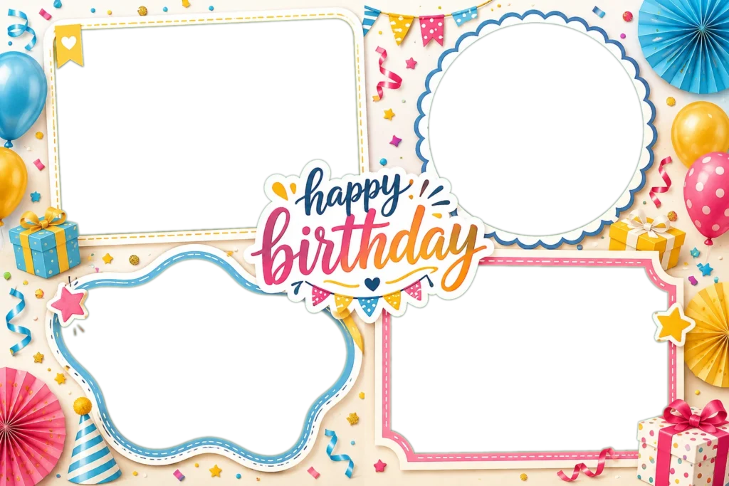 Birthday Grid Collage