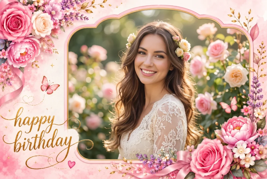 Floral Birthday Card