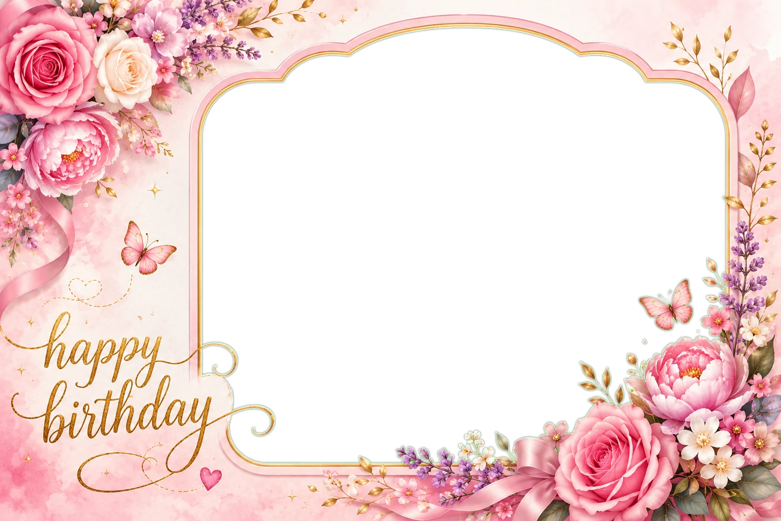 Floral Birthday Card