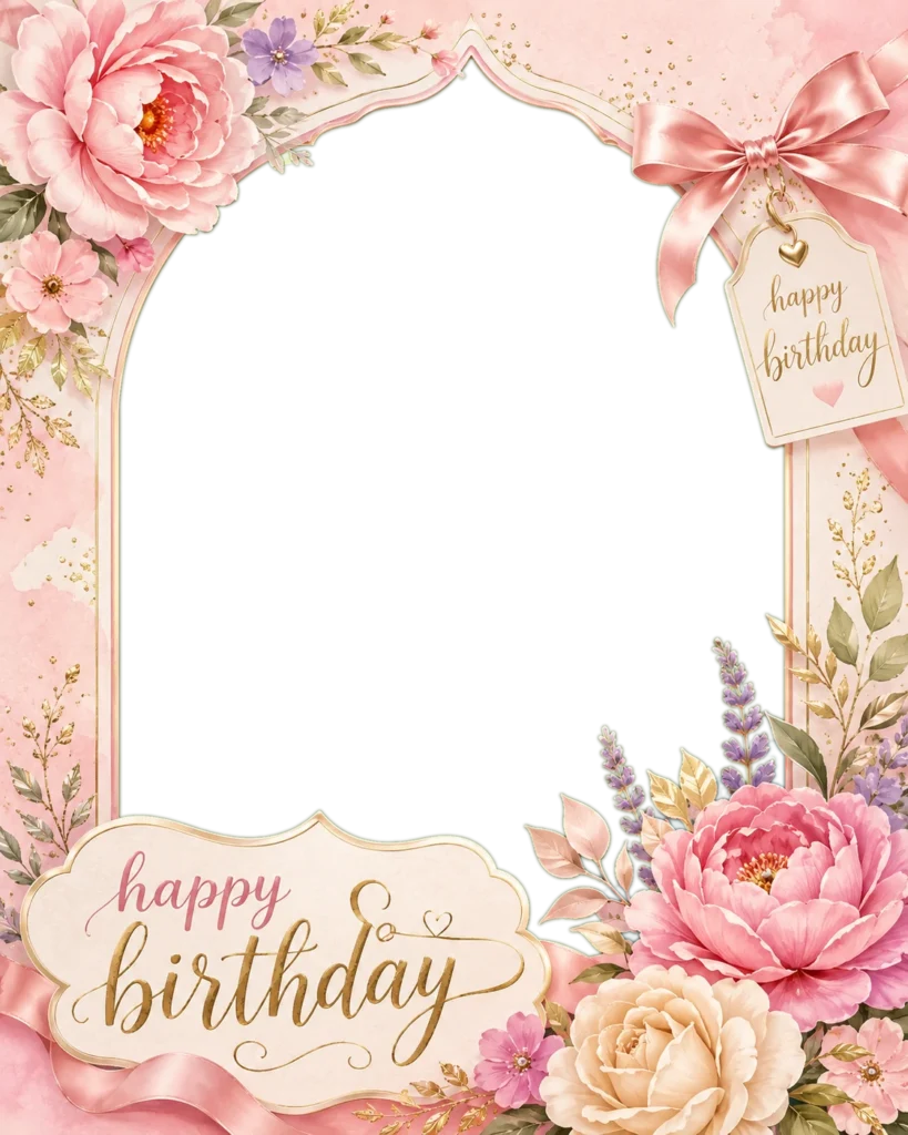Floral Birthday Invitation