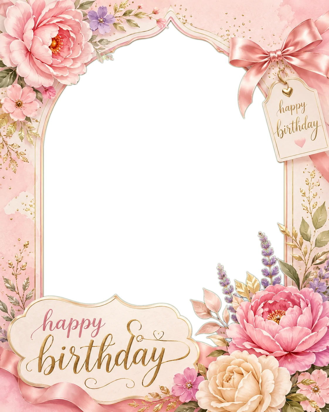 Floral Birthday Invitation