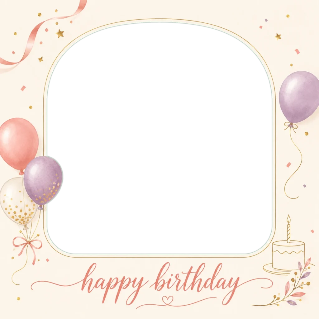 Minimal Birthday Invitation