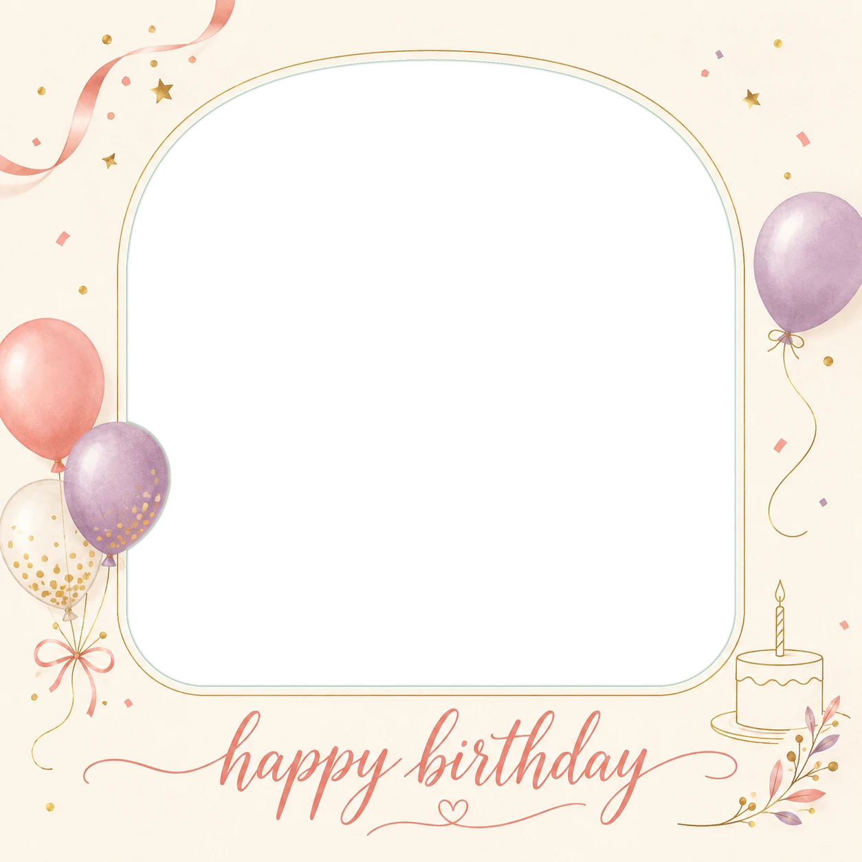 Minimal Birthday Invitation