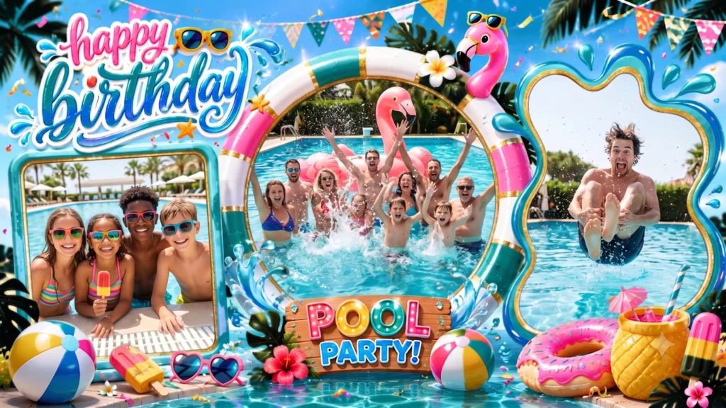 Pool Birthday Party
