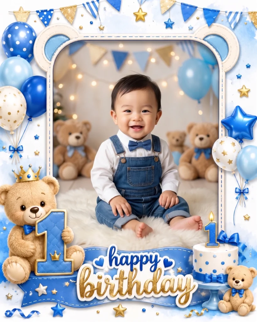 Teddy First Birthday
