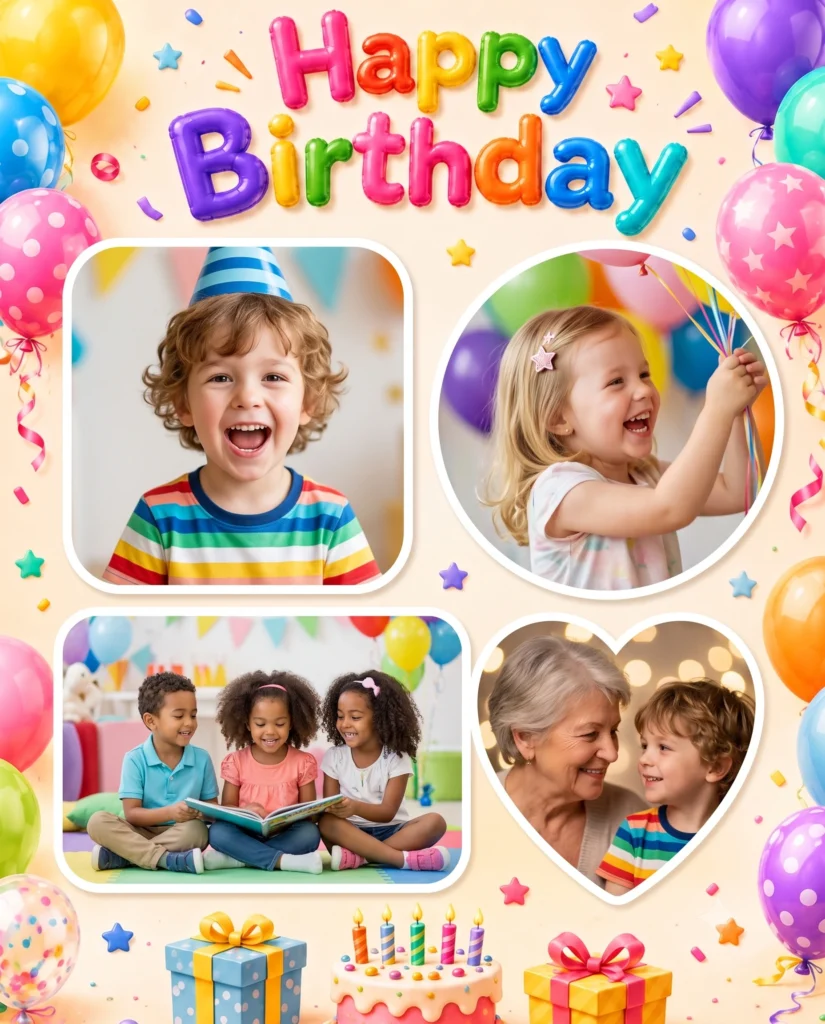 Colorful Balloon Birthday