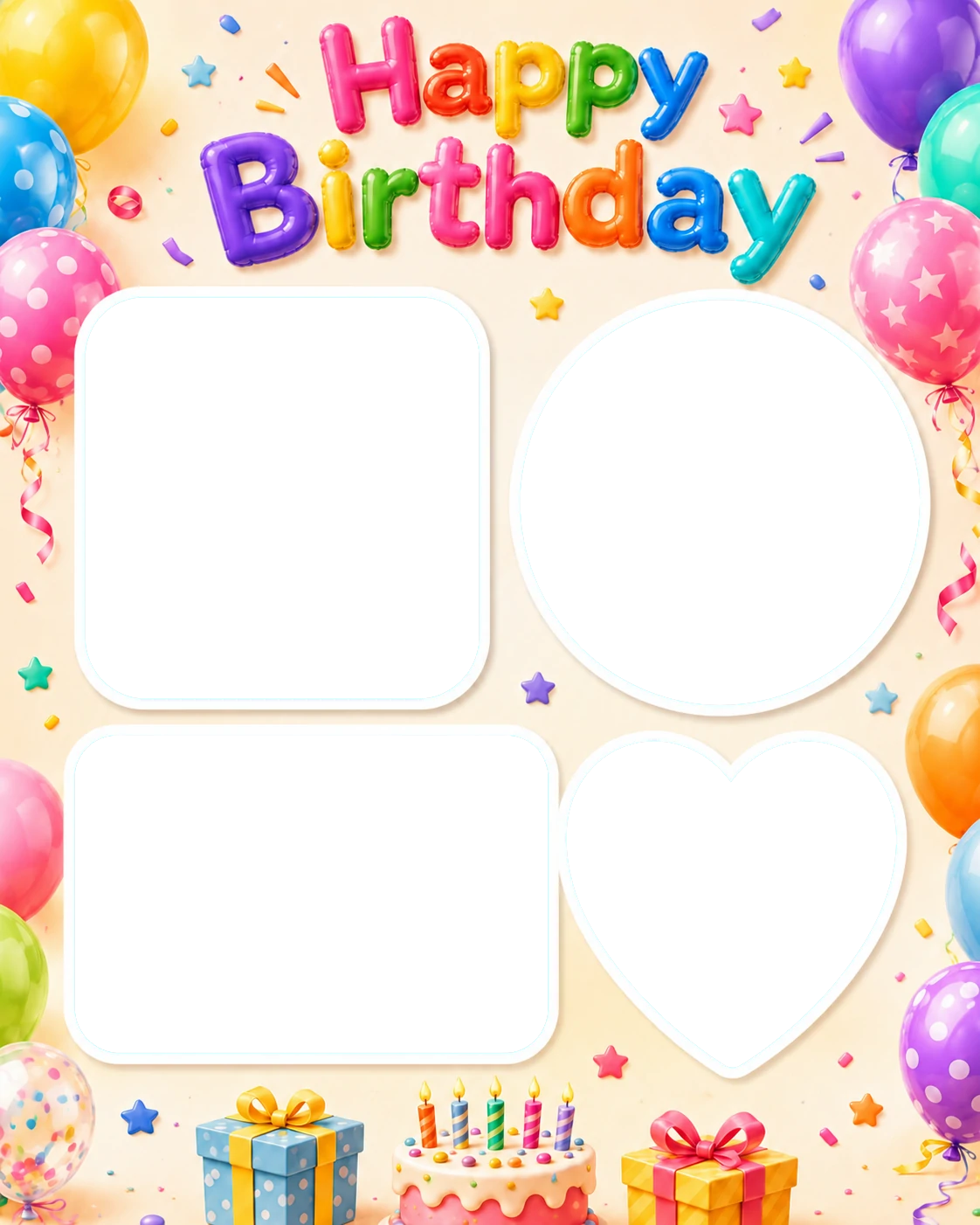 Colorful Balloon Birthday