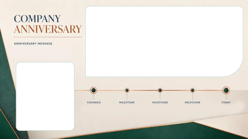 Company Anniversary Timeline