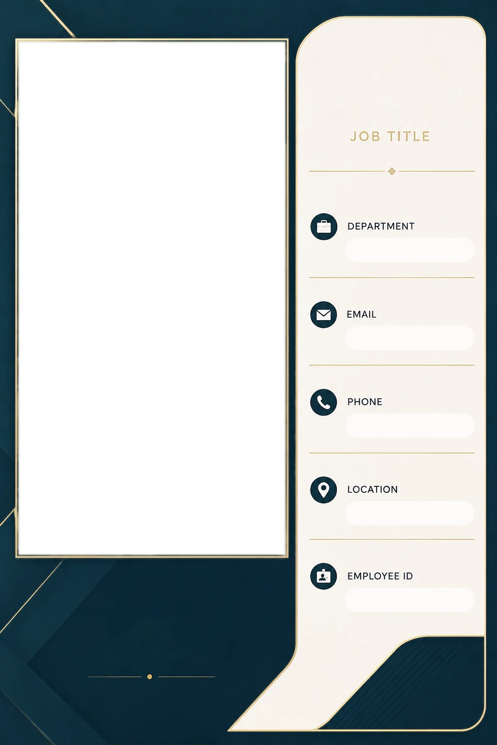 Corporate Employee Profile Card