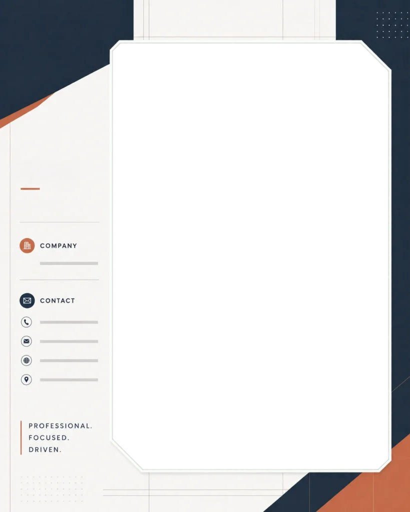Clean Professional Portrait Frame