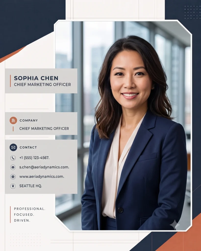 Clean Professional Portrait Frame