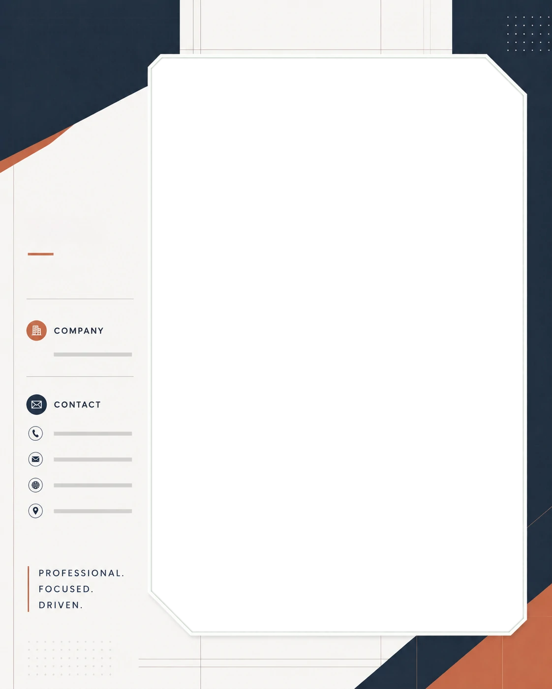 Clean Professional Portrait Frame