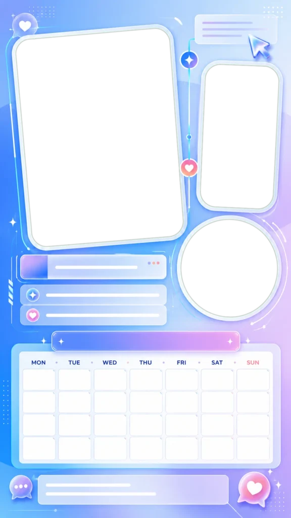 Mobile Monthly Photo Calendar
