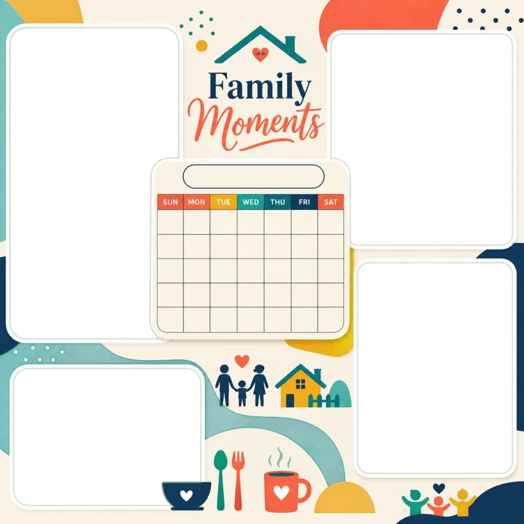 Family Moments Calendar Collage