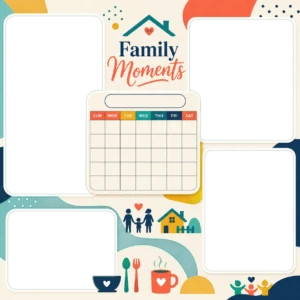Family Moments Calendar Collage