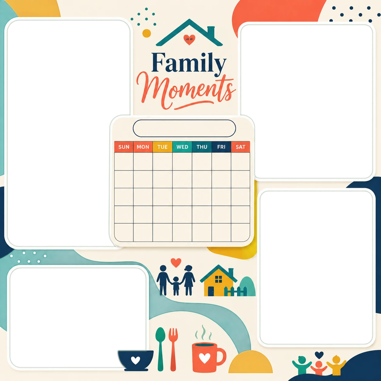 Family Moments Calendar Collage