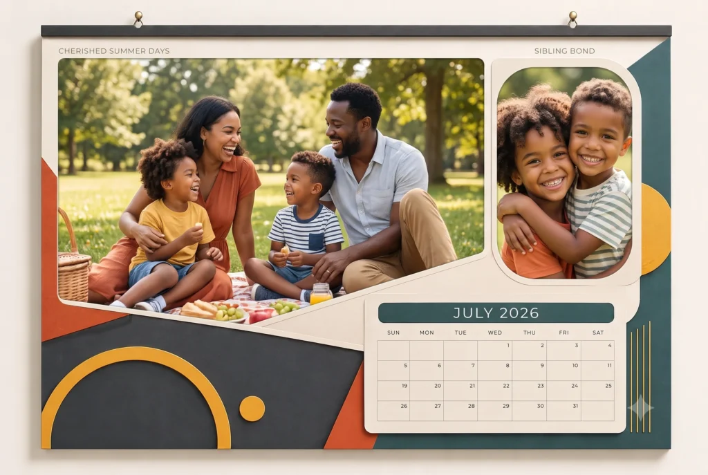 Modern Wall Photo Calendar