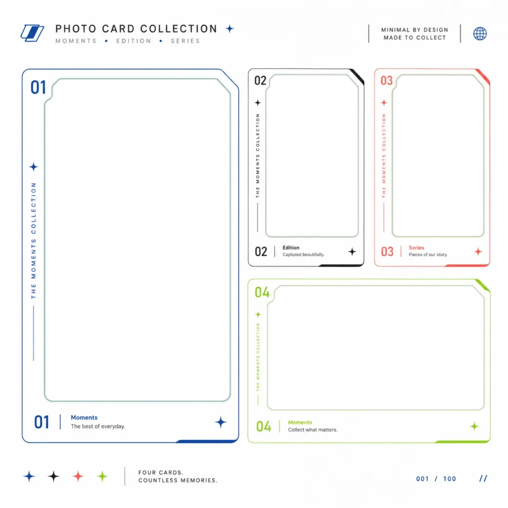 Minimal Photo Card Collection