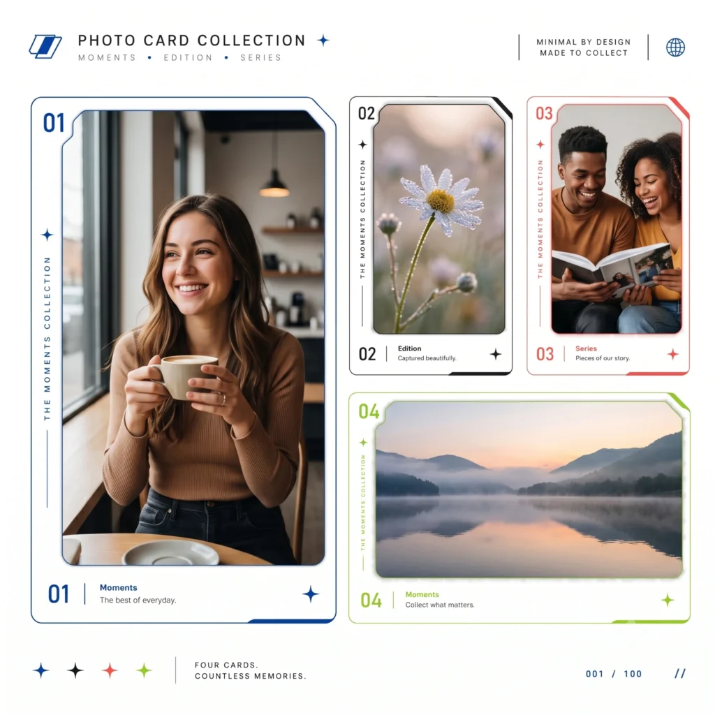 Minimal Photo Card Collection