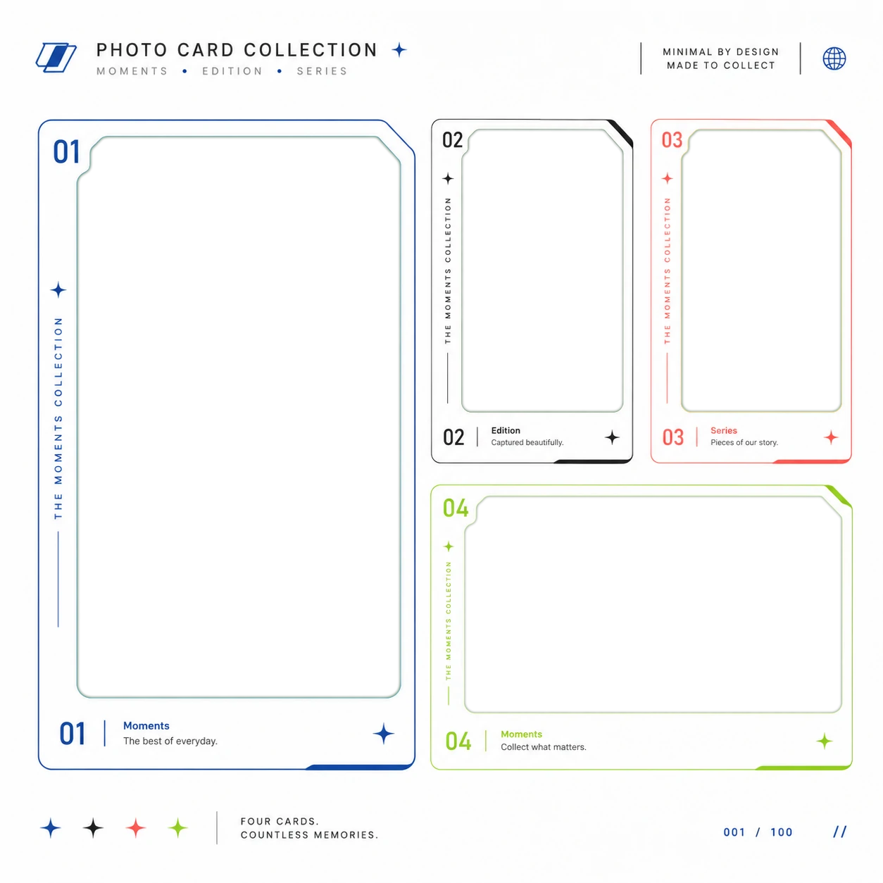 Minimal Photo Card Collection