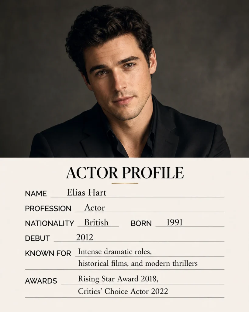 Talent Editorial Card