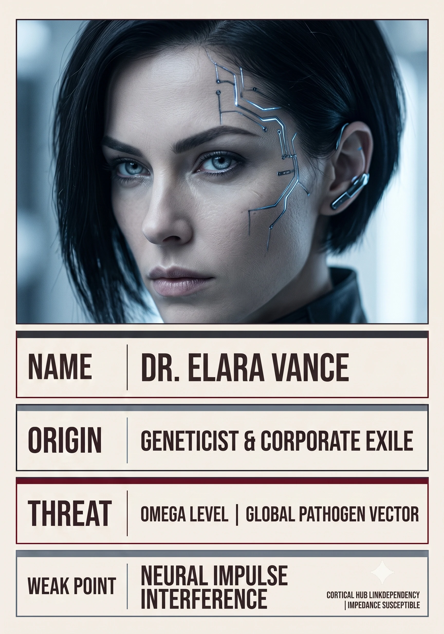 Plain Threat Card