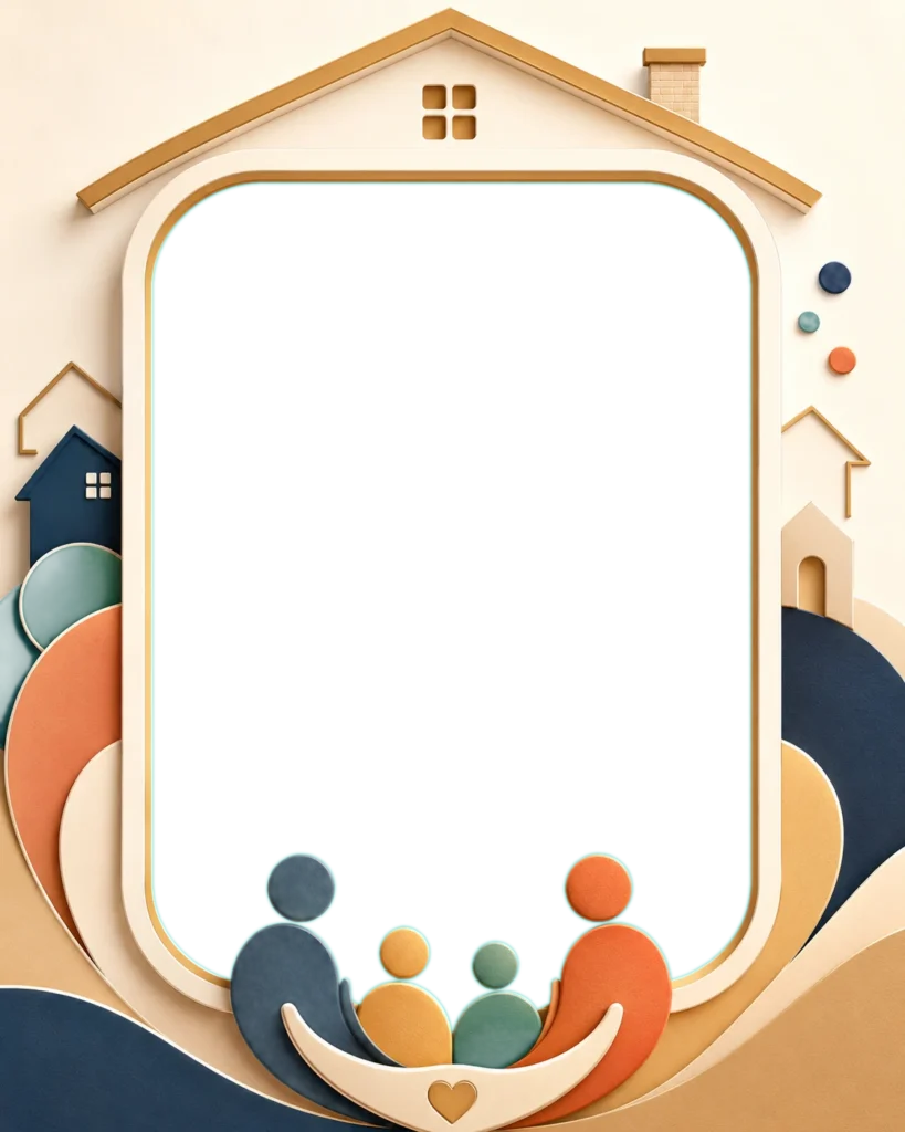 Elegant Family Portrait Frame