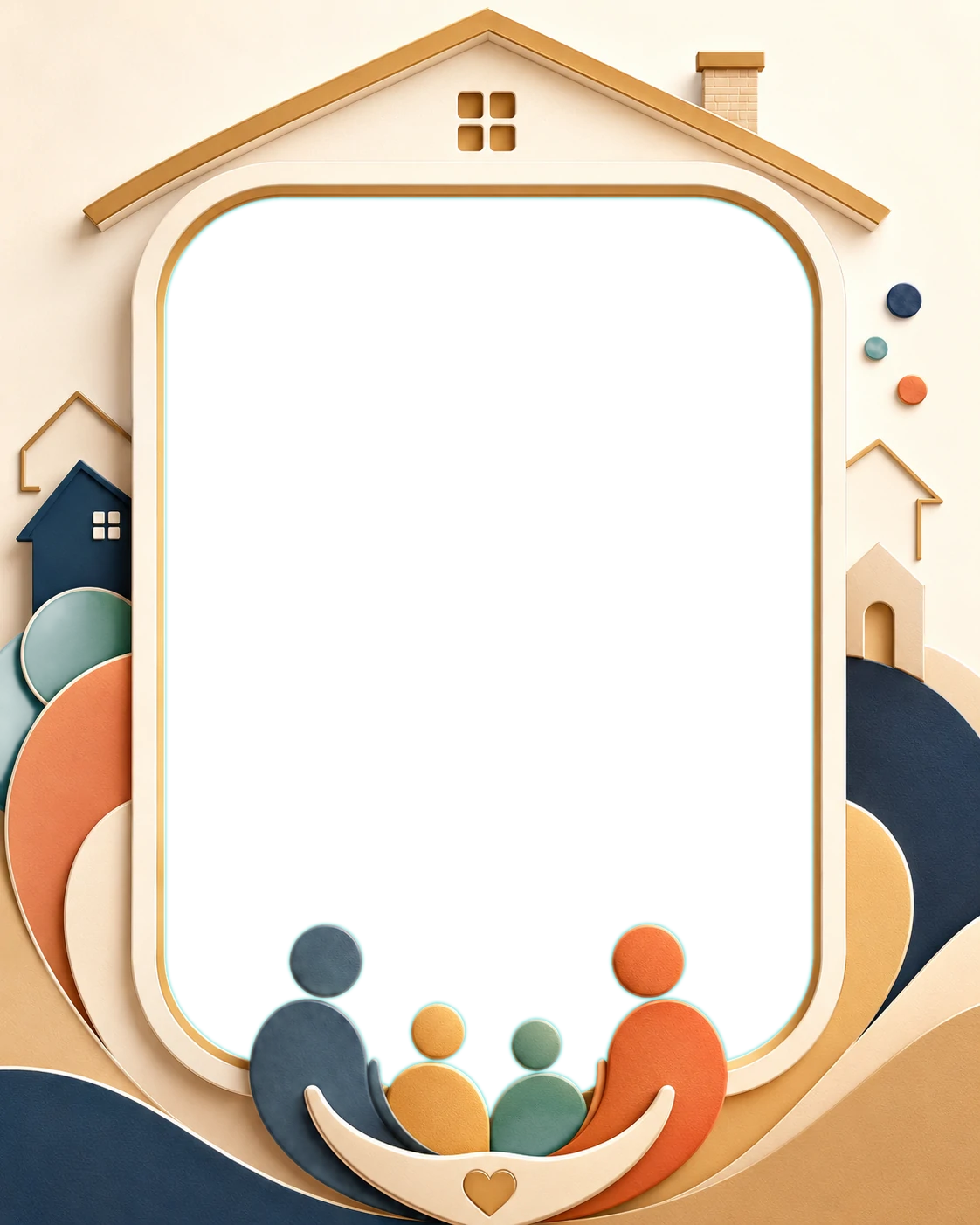 Elegant Family Portrait Frame