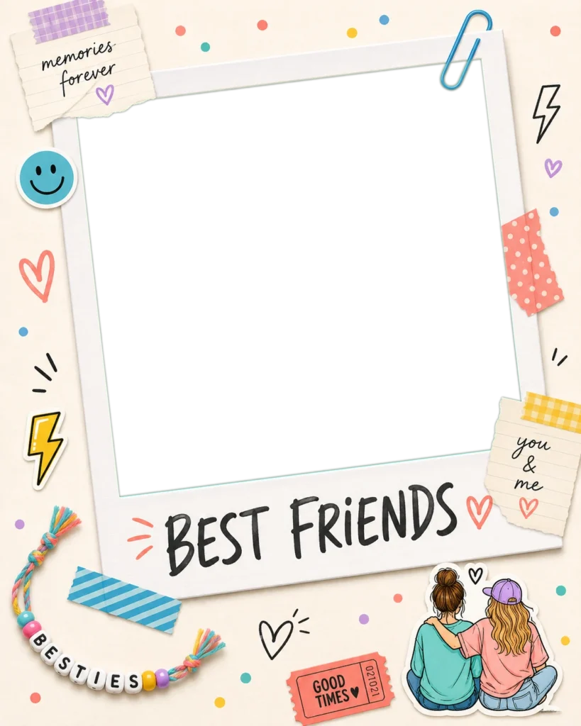 Best Friends Polaroid Frame