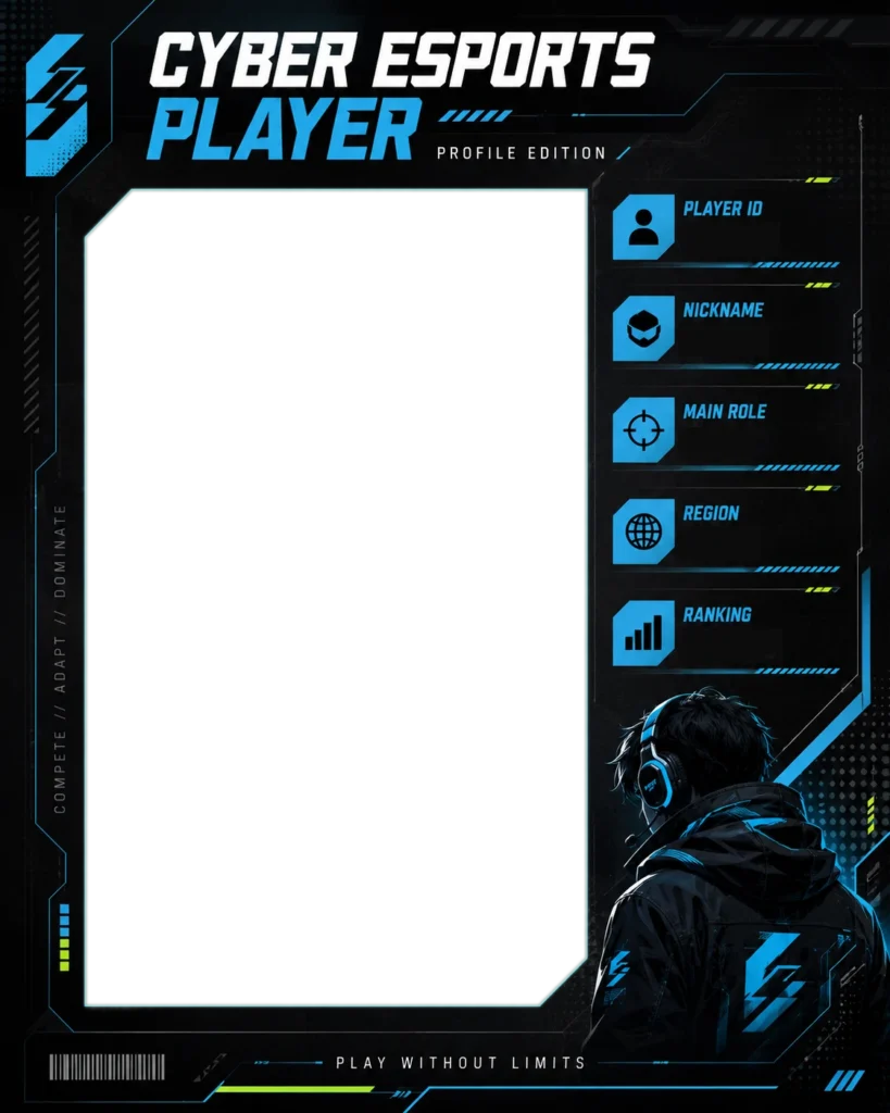 Cyber Esports Player Profile