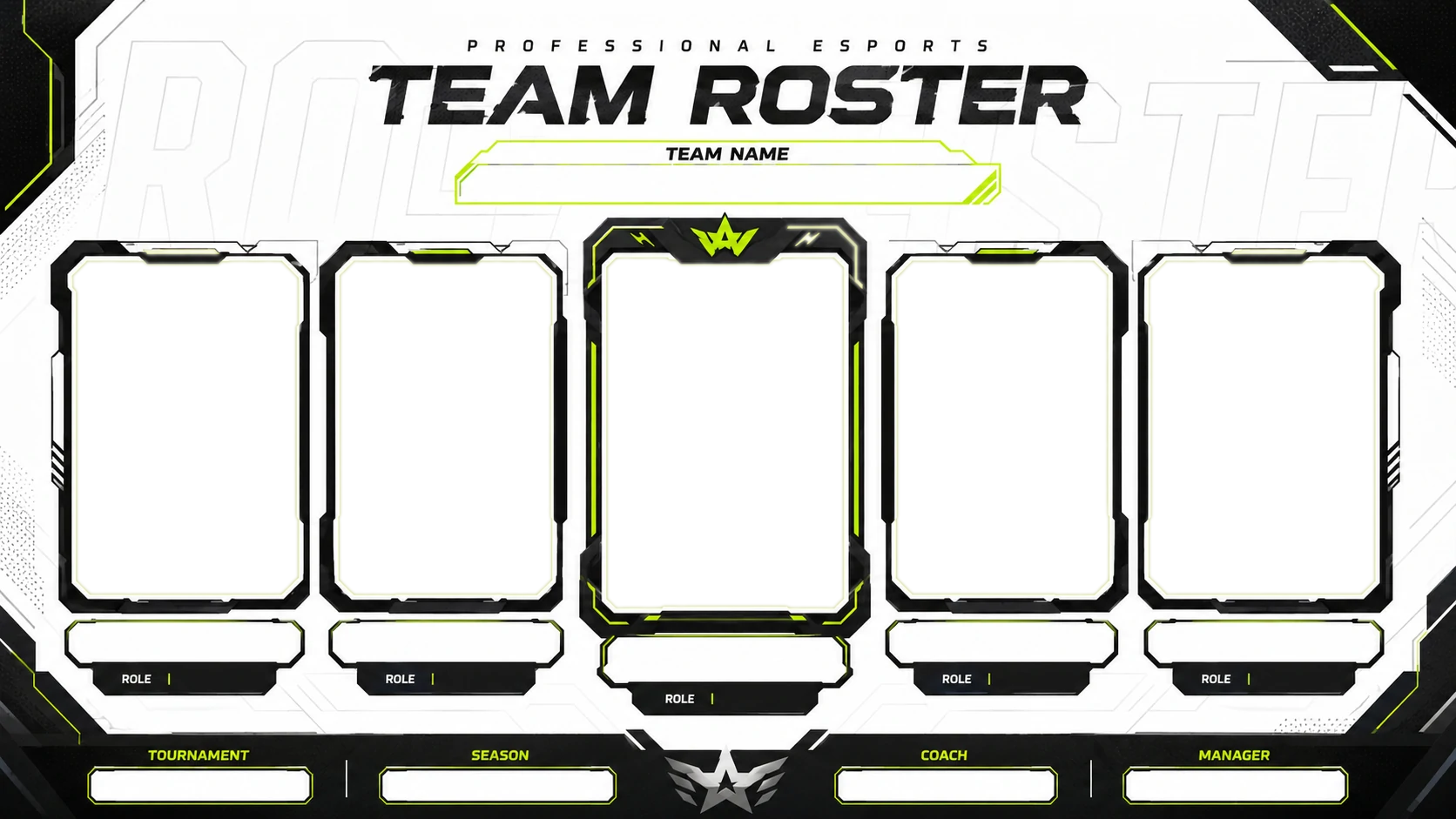 Professional Esports Team Roster