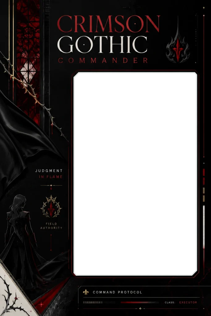Crimson Gothic Commander Card