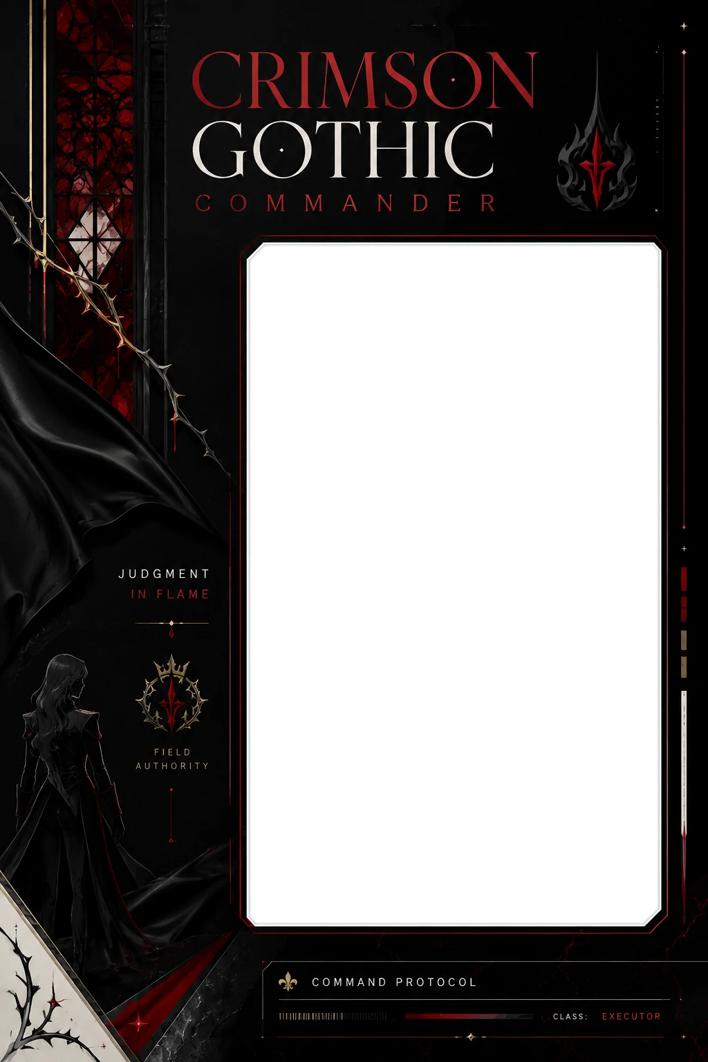 Crimson Gothic Commander Card