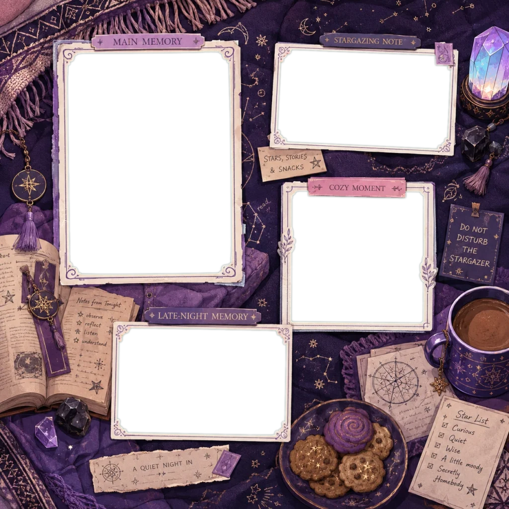 Cozy Mystic Night Collage