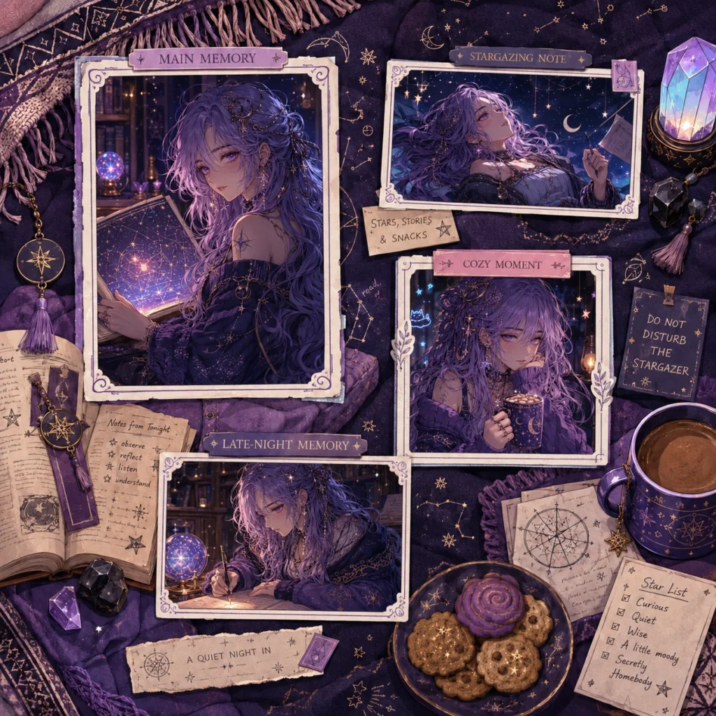 Cozy Mystic Night Collage