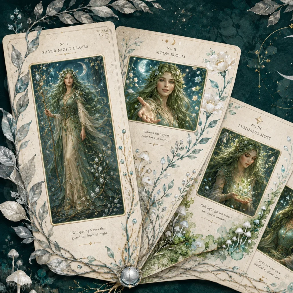 Botanical Moonlight Memory Collage